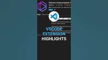 VSCode Extension Highlight - Tabnine
