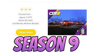 CSR2 | Race Pass Seaon 9 | Next Season Gold & Purple Star Cars