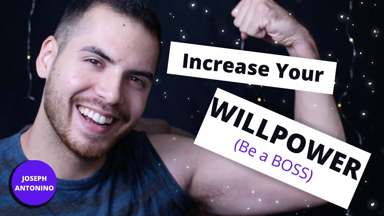 How to Increase Willpower and Motivation - Stop Being LAZY!