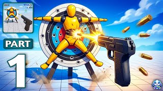 Shoot The Ragdoll: Gun Shooter - Gameplay Walkthrough Part 1 - Crazy Physics Shooting (iOS, Android)