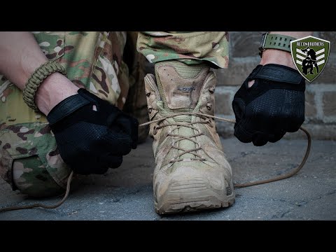How to Tie Tactical or Hiking Boots 