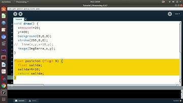 Enseñando a programar con processing. #4. Funciones.