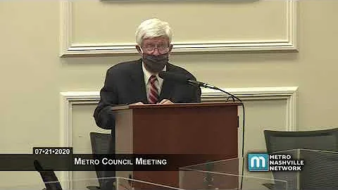 07/21/20 Metro Council Meeting July 21, 2020