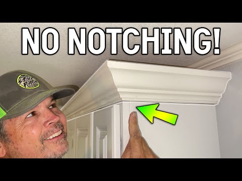 Installing CABINET CROWN for BEGINNERS - A Simpler Method