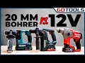 Wahnsinn! Hämmern mit 12V! Akkubohrhämmer von Metabo Milwaukee & Makita im Test | inkl. Verlosung