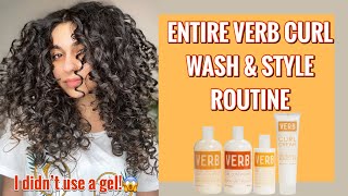 ENTIRE VERB CURL LINE WASH &amp; STYLE ROUTINE (3A/3B Curls)