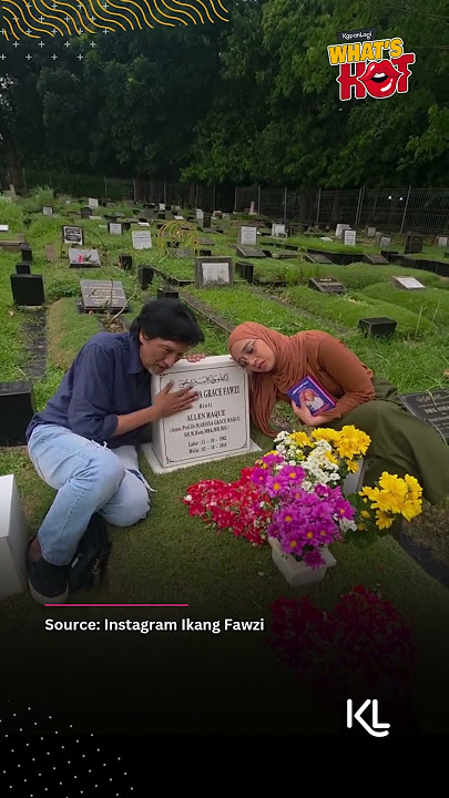 Momen Ikang Fawzi Peringati Setahun Meninggalnya Marissa Haque, Kunjungi Makam