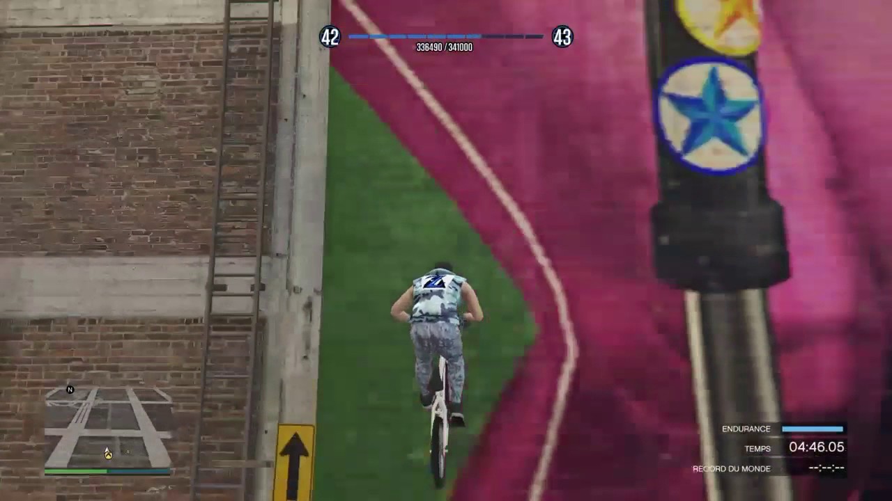 Spéciale 20 abonée wallcimb GTAV BMX