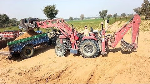 New JCB loder NXT 205 Excavator First Time Working in Field | First working Experience |JCB Backhoes
