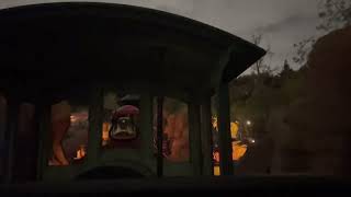 Big Thunder Mountain Nighttime Front Row. Full Experience - Disneyland CA.