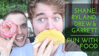 Shane, Ryland, Drew &amp; Garrett - Fun with Food