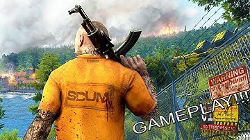 SCUM Gameplay So Far (New Open World Survival Game 2017)
