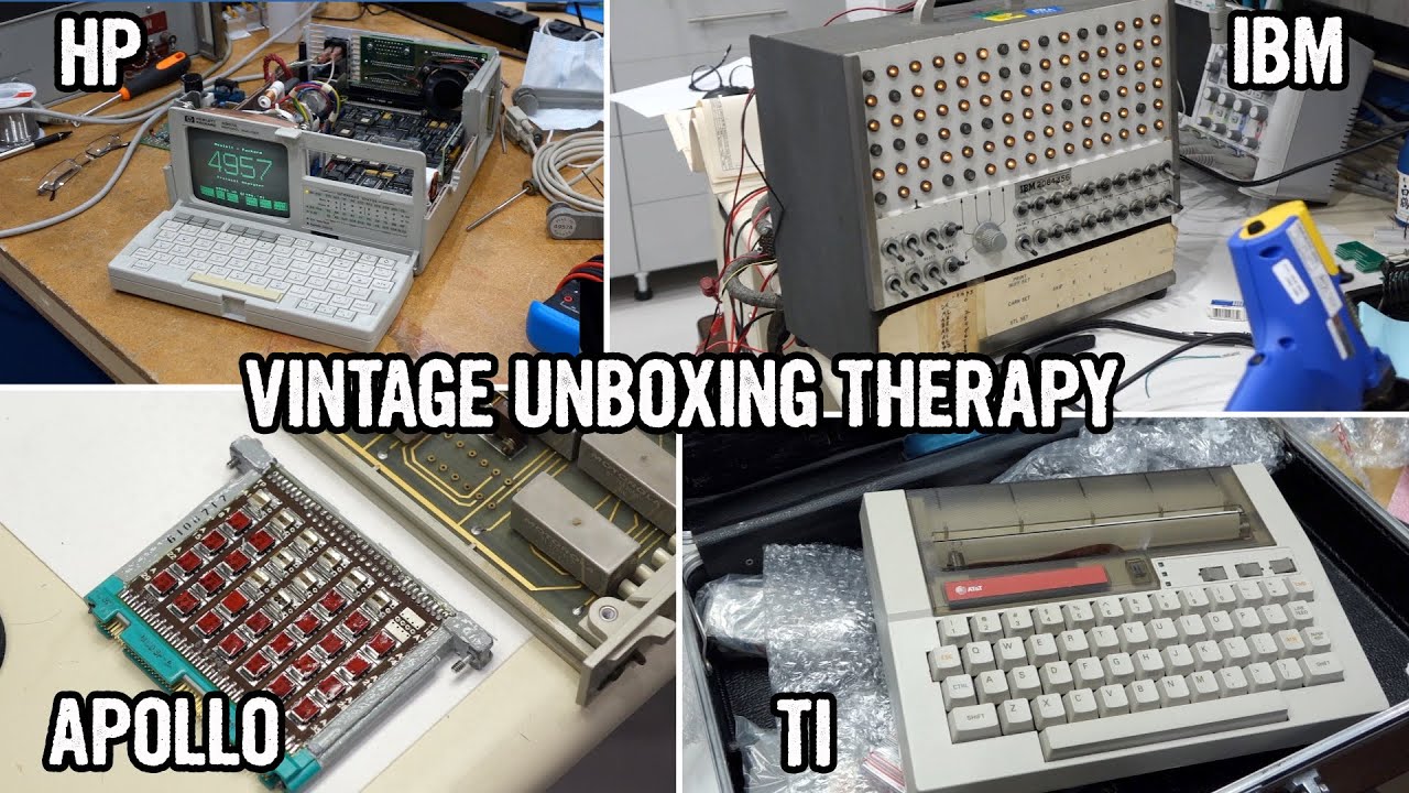 Vintage Unboxing Therapy: More Goodies from Apollo, IBM, HP, TI and NI!