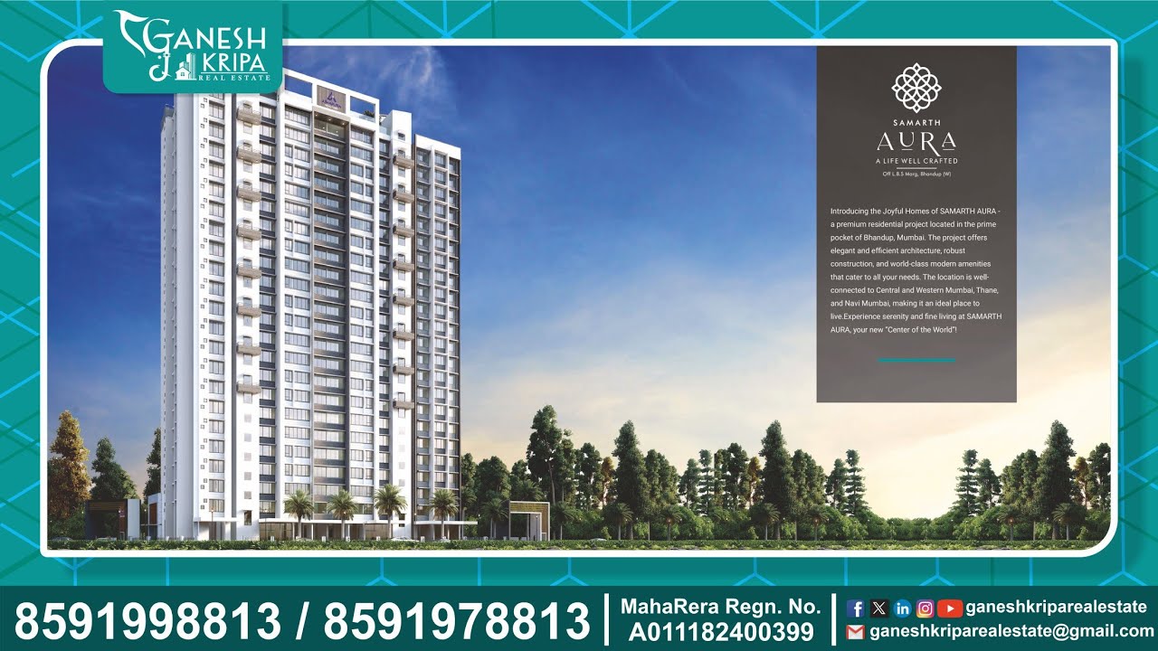 Samarth Aura at Datta Mandir Road📍Bhandup West 📞 8591998813 / 8591978813 