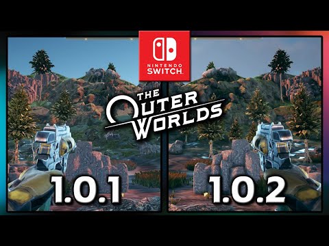 The Outer Worlds for Switch | Patch 1.0.1 vs 1.0.2 | Graphics Comparison & Frame Rate