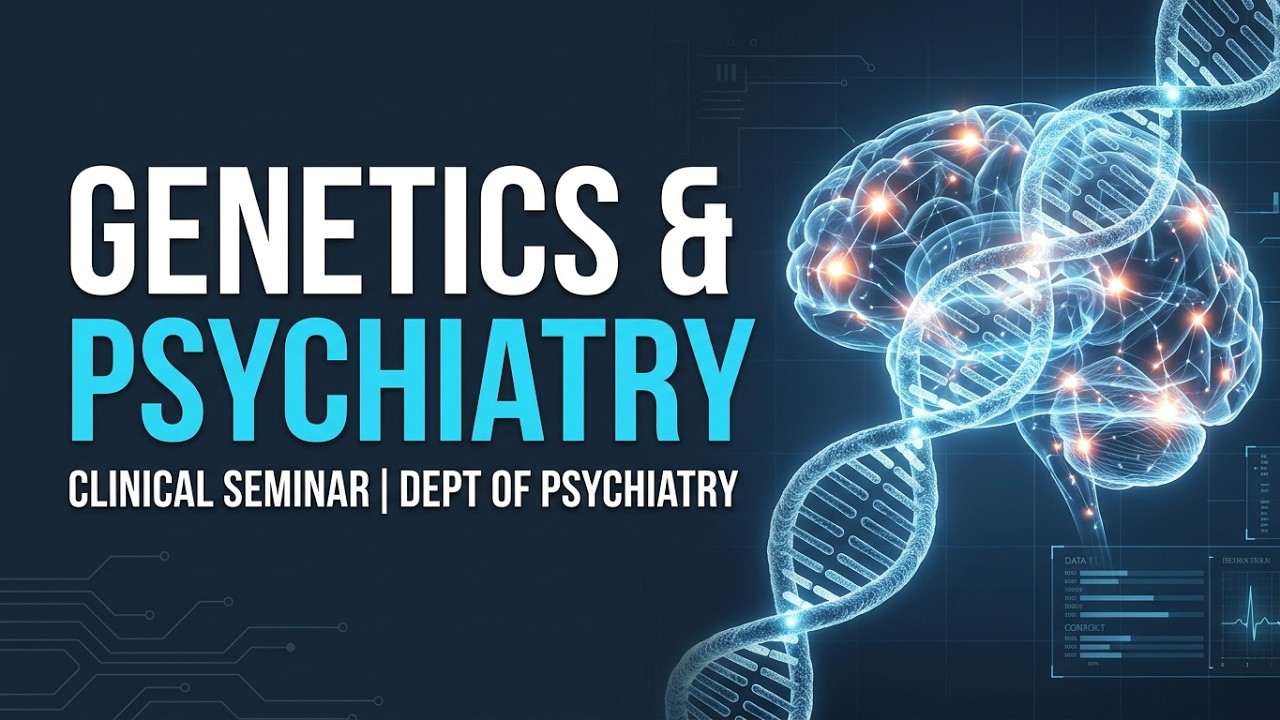 (Seminar) - Genetics and Psychiatry: Dr Snehangi Prasad.