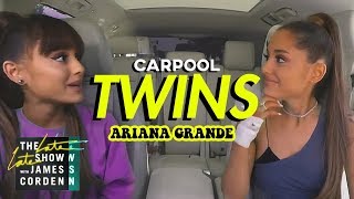 Ariana Grande TWINS Carpool