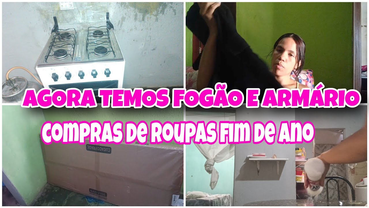 CONQUISTA PARA O NOSSO LAR| COMPREI NOSSAS ROUPAS