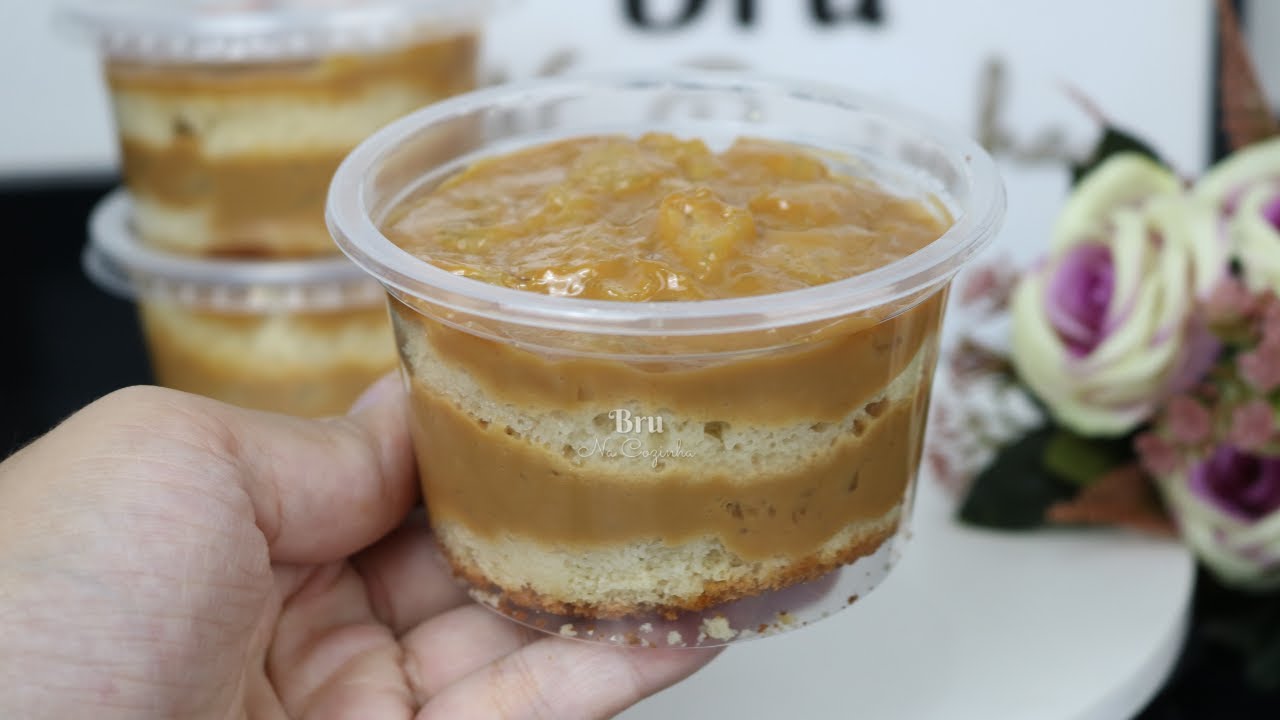 Bolo de pote - Leite Condensado