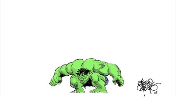 Sergio Cariello making Hulk jump - TVPaint Animation 1 Pro