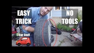 SEATING BEAD on Tire Rim, Pop Bead, Stretching Tire Trick, Changing Tires, Mounting Tire On Rim ✔