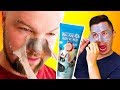 Men Try the Most Painful Face Mask - Hell Pore Clean Up Mask