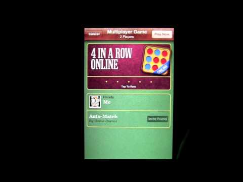 4 in a Row ONLINE FREE iPhone App Demo - CrazyMikesapps