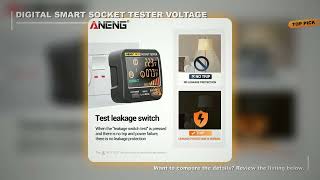 AC11 Digital Smart Socket Tester Voltage Test Socket Detector Ground Zero Line Phase Check Rcd NCV T