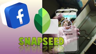 TRANSPARENT FACEBOOK EDITING TUTORIAL || SNAPSEED 2020 screenshot 1