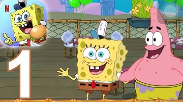 SpongeBob Get Cooking - Gameplay Walkthrough Part 1 (iOS Android)