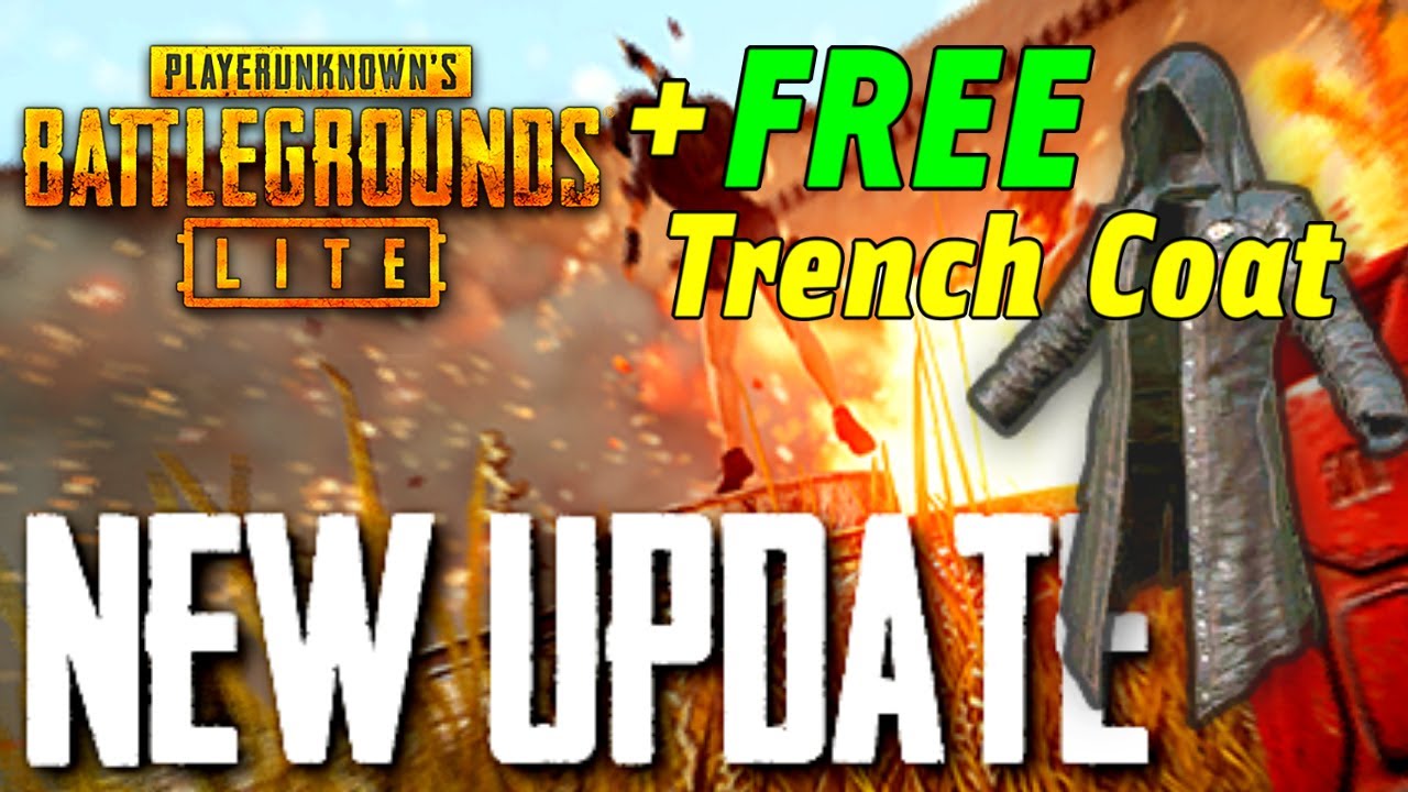 PUBG PC LITE NEW UPDATE!! (Exploding Gas Cans, FPP Driving) & FREE AWESOME TRENCH COAT! YouTube