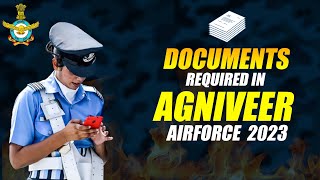 Documents Required in Air Force Agniveer Vayu Application 2023 | How To Fill Agniveer Vayu 2023 Form