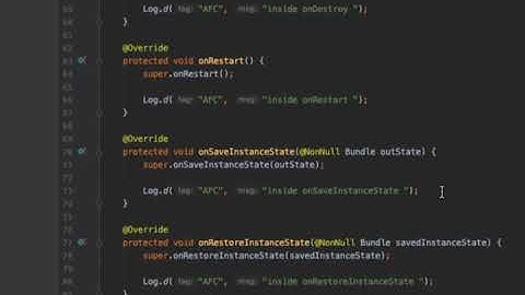 49. How screen orientation affects Activity lifecycle