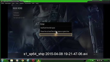 resolvendo erro do Call of Duty Advanced Warfare( insufficient free disk space)