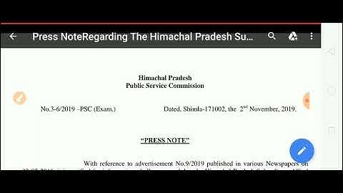 HP Allied Exam Date 2019 ! GK STUDY !