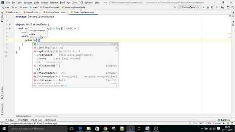 5  While loop in Scala