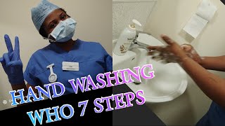 Hand Washing Using WHO 7 Steps of hand hygiene | Simple PPE For Nurses|NMC OSCE