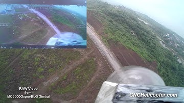 cnchelicopter.com MC6500GoPro-BLG new 3 Axis Brushless Gimbal on fixed wing aircraft