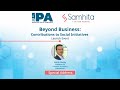 Ipaxsamhita beyond business contributions to social initiatives report launch event