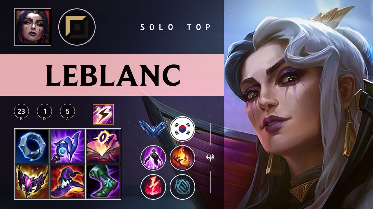 LeBlanc Top vs Irelia - KR Diamond Patch 26.03