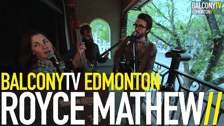 ROYCE MATHEW - FORGIVE FORGET AND LOVE (BalconyTV)