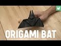 Learn how to make origami easily: The bat