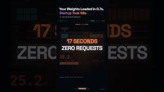 Your Weights Loaded in 0.7s. Startup Took 59s.