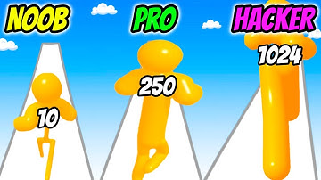 Blob Fighter - NOOB vs PRO vs HACKER