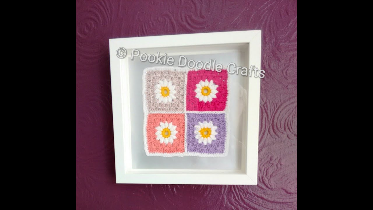 Crochet Wall Art Tutorial YouTube
