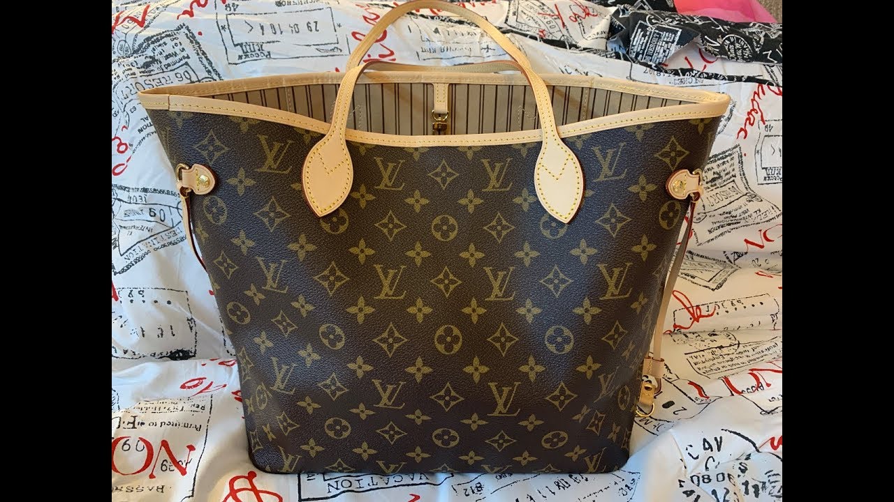 What&#39;s in my Louis Vuitton Neverfull MM Tote Bag - YouTube