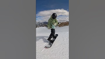 How to Stand up strapping in #snowboarding