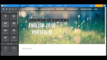 Using Weebly for your Portfolio