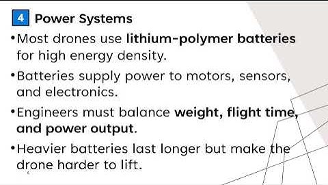 The Engineering of Drones