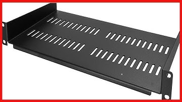 StarTech.com 1U Server Rack Shelf - Universal Vented Rack Mount Cantilever Tray for 19" Network
